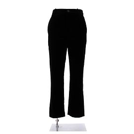 Saint Laurent Schwarze Samtoseite