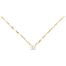 Collana Love Support in oro giallo 18K di Cartier con pendente in diamante
