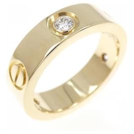 Cartier Love Ring mit halbem Diamanten