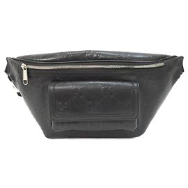 Marsupio Gucci in pelle nera
