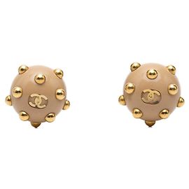 Chanel Coco Mark Vintage Clip-Ohrringe