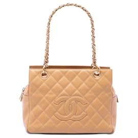 Chanel Beige Petite Caviar Timeless Tote