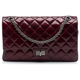Chanel Red Quilted Patent Reissue 2.55 Double Flap 226