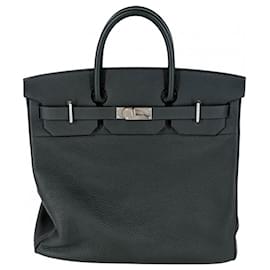 Borsa in pelle Taurillon verde scuro Hermès