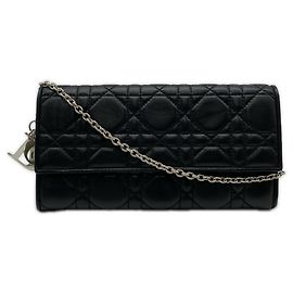 Christian Dior Lady Cannage Chain Wallet