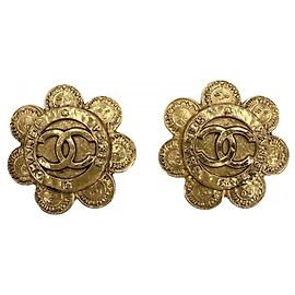 Orecchini a clip Chanel Vintage Flower Motif