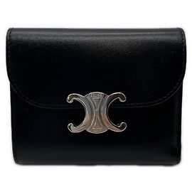 Céline Celine Small Flap Portemonnaie aus Kalbsleder
