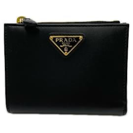 Cartera Prada City Calf Triangle Nero
