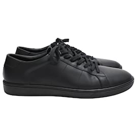  Saint Laurent SL/01 Low-Top Sneakers in Black Leather