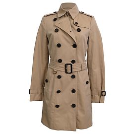 Gabardina con cinturón The Sandringham de Burberry en algodón beige