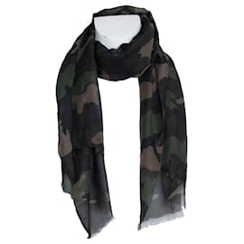 Valentino Garavani, sciarpa con stampa camouflage