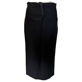Falda Scuba Jasper de Joseph en poliamida negra