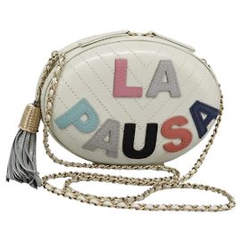 Chanel La Pausa Evening Chevron Lambskin with Applique
