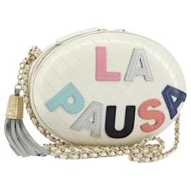 Chanel La Pausa Evening Chevron Lambskin with Applique