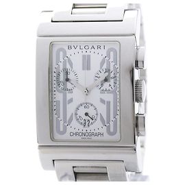 Bulgari Bvlgari Rettangolo Stainless Steel Quartz Watch RTC49S