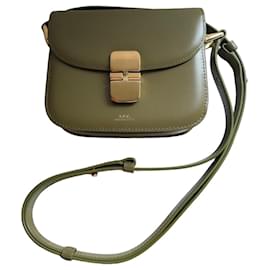 A.P.C. Borsa Grace in pelle verde - Apc