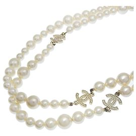 Lange Halskette Chanel A13P GP Faux Pearl
