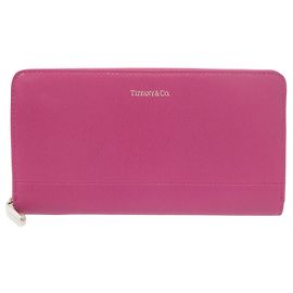 Tiffany & Co. Leder-Langgeldbörse