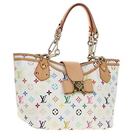 LOUIS VUITTON Borsa Tote Monogram Multicolor Annie GM White M40303 Auth BA13672SAV