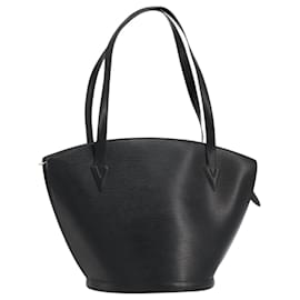 LOUIS VUITTON Borsa a tracolla shopping Epi Saint Jacques Nera M52262 Auth bs35780V