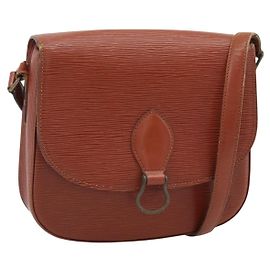 Borsa a Spalla LOUIS VUITTON Epi Saint Cloud GM Marrone M52193 LV Auth ep15008