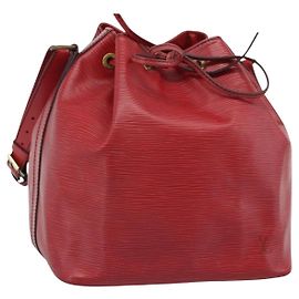 Borsa a Spalla LOUIS VUITTON Epi Petit Noe Rosso M44107 LV Auth ka5050A