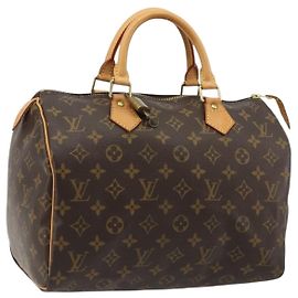 LOUIS VUITTON Bolso Monogram Speedy 30 M41526 LV Auth 189095SV