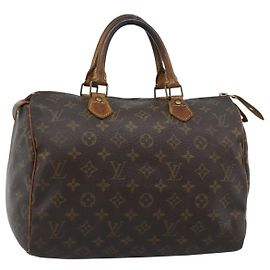 LOUIS VUITTON Borsa Monogram Speedy 30 M41526 LV Auth 189818