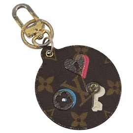 LOUIS VUITTON Monogram Porte Cles Lovelock M67436 LV Auth bs35895