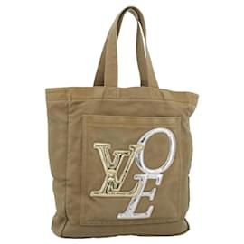 LOUIS VUITTON Borsa Tote That's Love MM in tela marrone M95466 LV Auth bs35762A