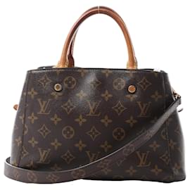 Borsa a mano 2Way Louis Vuitton Montaigne BB Monogram Canvas Marrone M41055