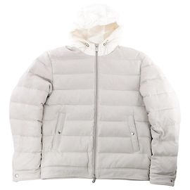 Autre Marque Giacca puffer con cappuccio Eleventy, Beige, Taglia 50 IT