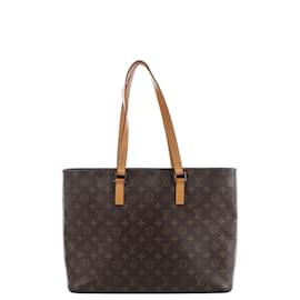 Borsa a tracolla Louis Vuitton Luco in tela Monogram marrone M51155