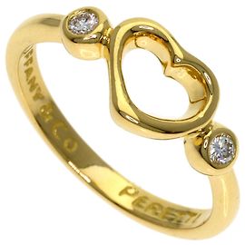 Tiffany & Co. Open Heart 2-Diamond Ring