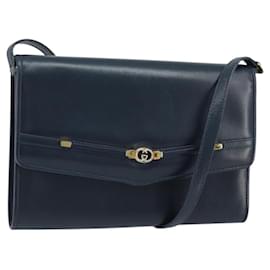 Gucci Vintage Interlocking G Flap Leather Small
