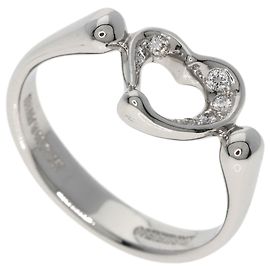 Tiffany & Co. Open Heart Diamantring in Platin