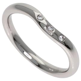 Anello a fascia curva con diamante Tiffany & Co.