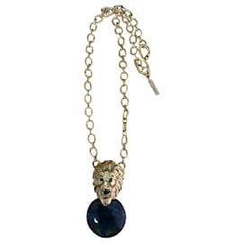 Dilip Jindal - Bijoux Couture - Collana Leone con pietre di Labradorite e Onice - Autre Marque