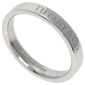 Tiffany & Co. Platinring mit flacher Schiene