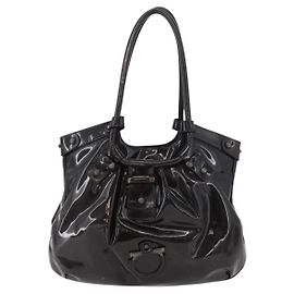 Salvatore Ferragamo Gancini in pelle lucida