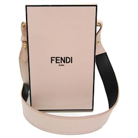 Fendi Logo Vertical Box Leather