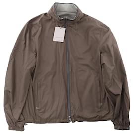 Corneliani Reversible Jacke in Braun, Größe 50 IT