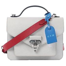 Borsa a mano 2Way Monceau Epi Neo Louis Vuitton in bianco M55392