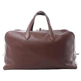 Borsa HERMES Victoria 50 Taurillon Clemence Marrone C: 1999 - Hermès