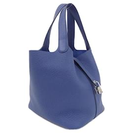 Borsa Tote Hermes Picotin Lock MM Taurillon Clemence - Hermès