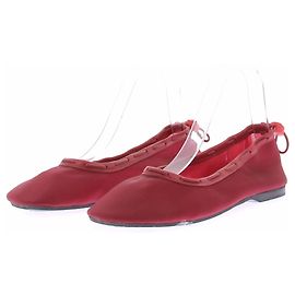 Autre Marque Bailarinas ALOHAS de tela rojas Talla 39