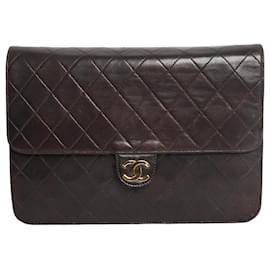 Chanel Borsa Timeless Classic Flap in agnello vintage nero 1997