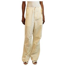 Autre Marque Pantalones combat crema - talla UK 6