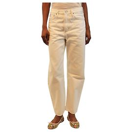 Citizens of Humanity Weiße Jeans mit Kontrastnähten - Größe UK 6