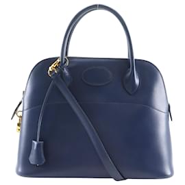 Borsa Hermes Bolide 31 in Blue Marine - Hermès